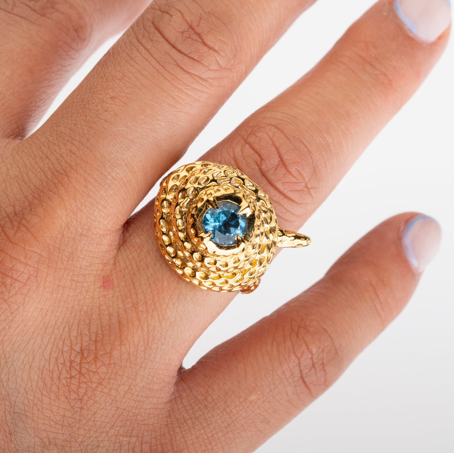 ANILLO SERPIENTE LONDON BLUE