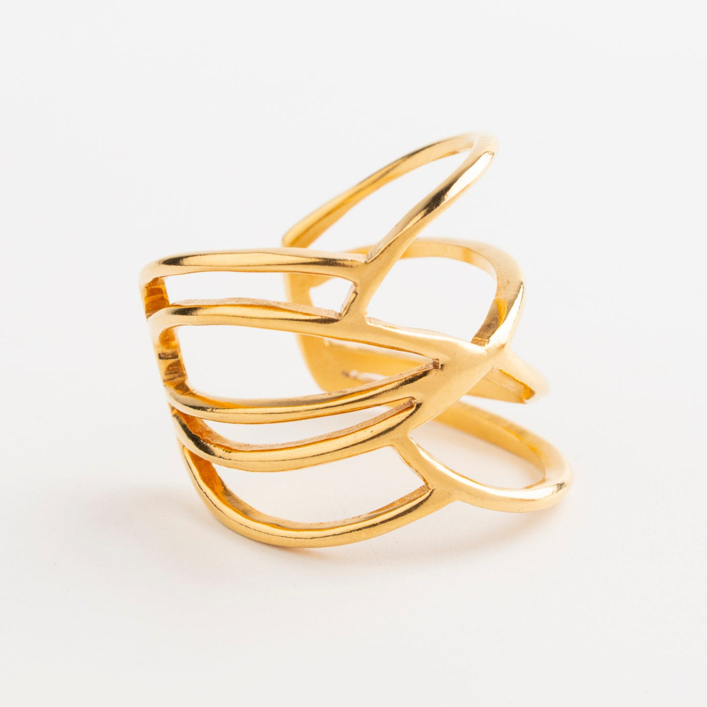 ANILLO ALA DE MARIPOSA ORO: El Susurro Dorado de la Metamorfosis