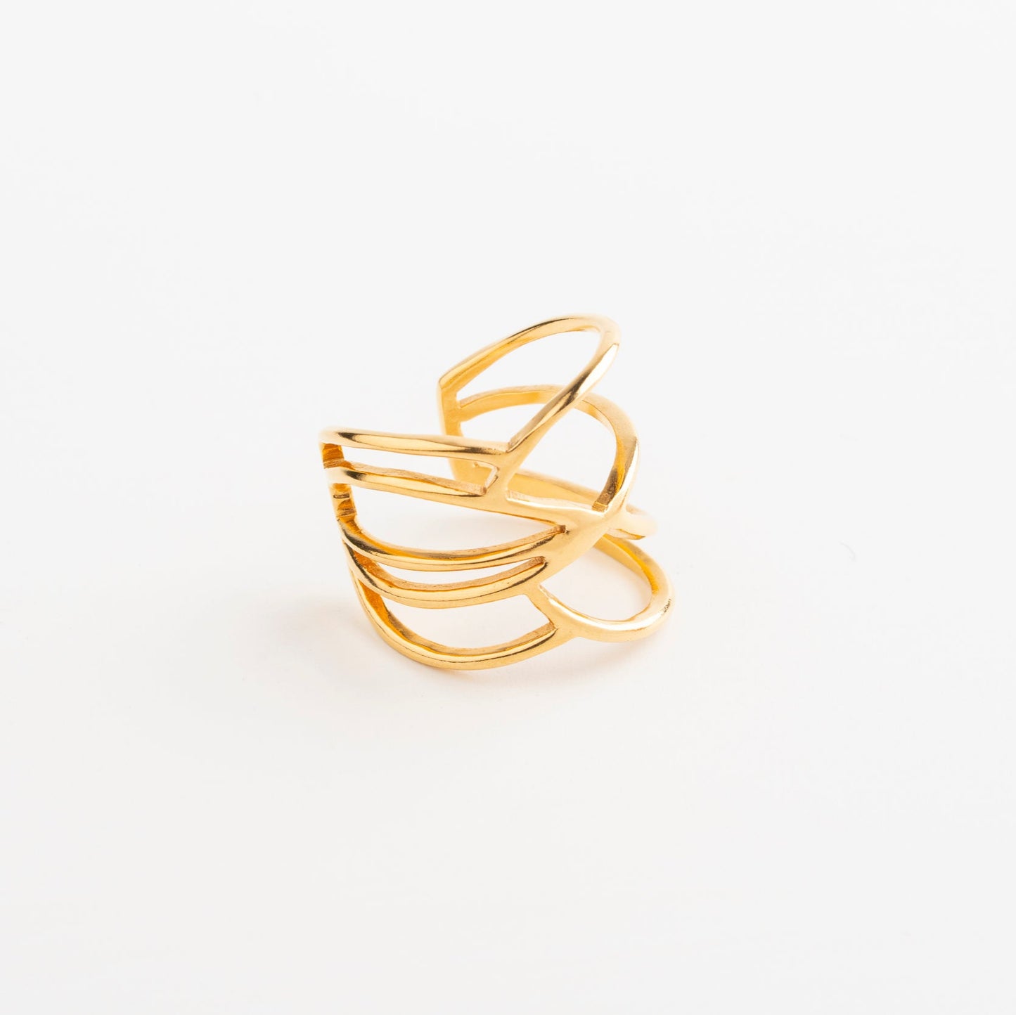 ANILLO ALA DE MARIPOSA ORO: El Susurro Dorado de la Metamorfosis