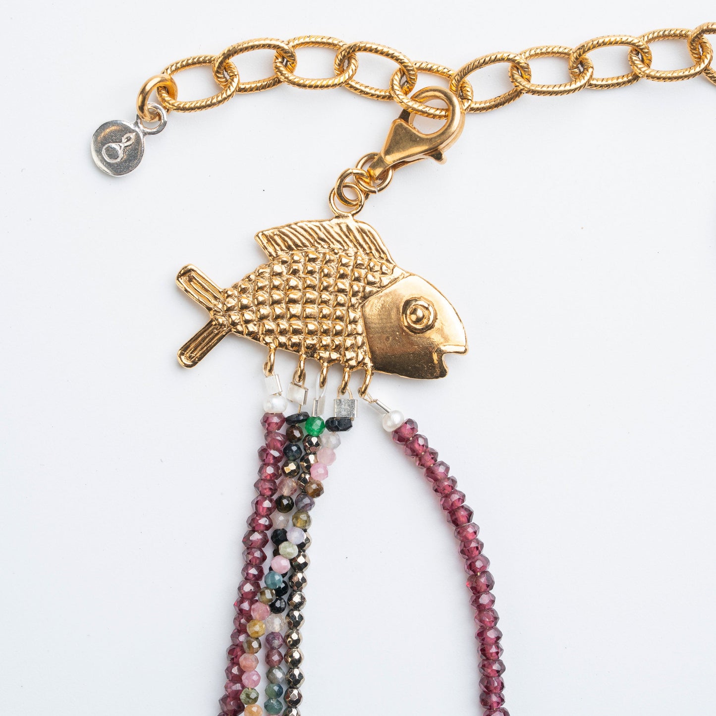 COLLAR PECES: El Fluir Ancestral de la Tierra y el Mar
