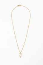 COLLAR GOTA DE MORGANITA NATURAL