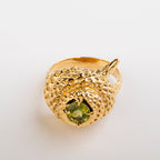 ANILLO SERPIENTE PERIDOTO