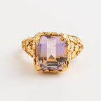 ANILLO CONFETTI AMETRINO: El Abrazo Místico del Alba