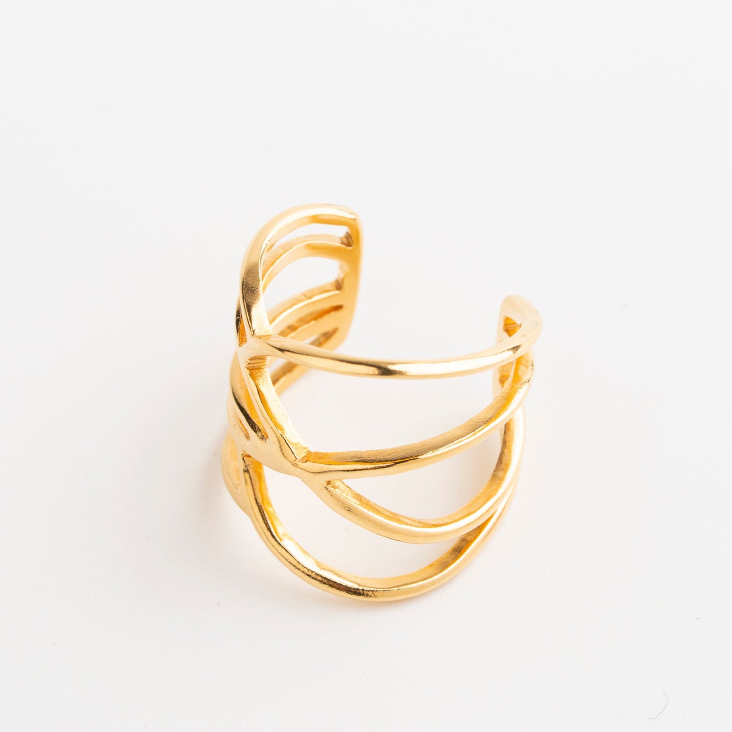 ANILLO ALA DE MARIPOSA ORO: El Susurro Dorado de la Metamorfosis