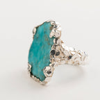 ANILLO CONFETTI TURQUEZA: El Cielo y la Tierra en tu Mano