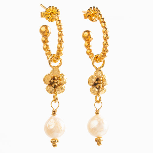 PYRUS FLOWER EARRING