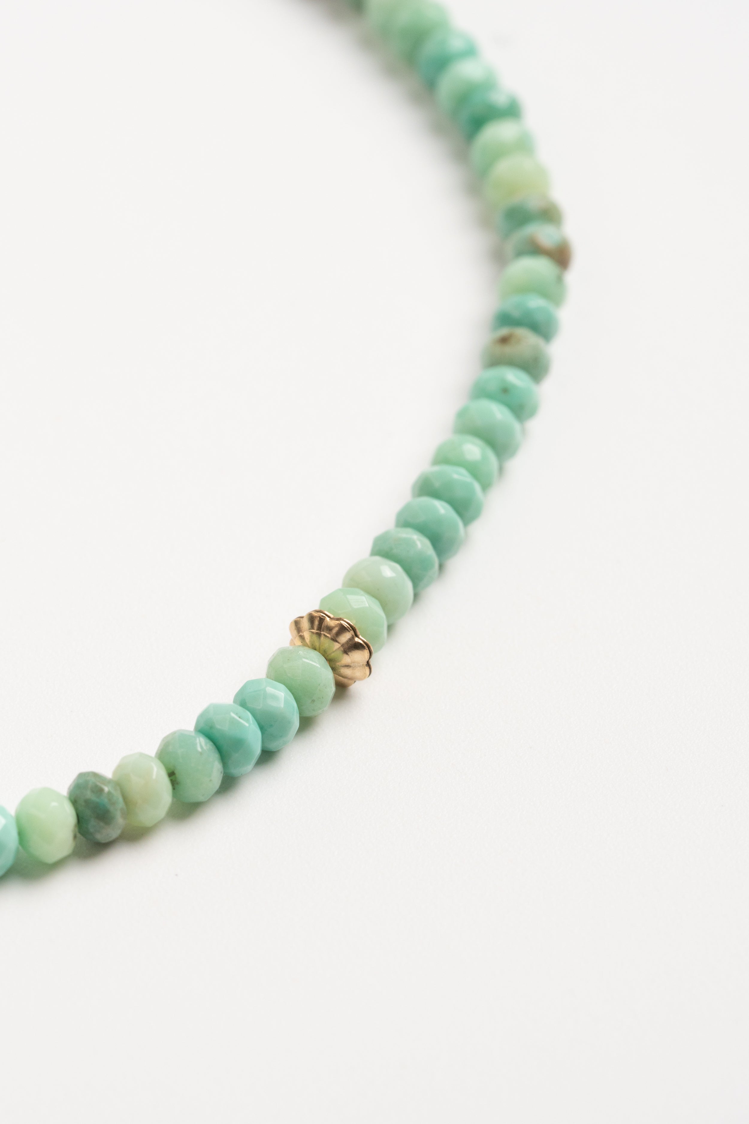 COLLAR CRISOPRASA FACETADA