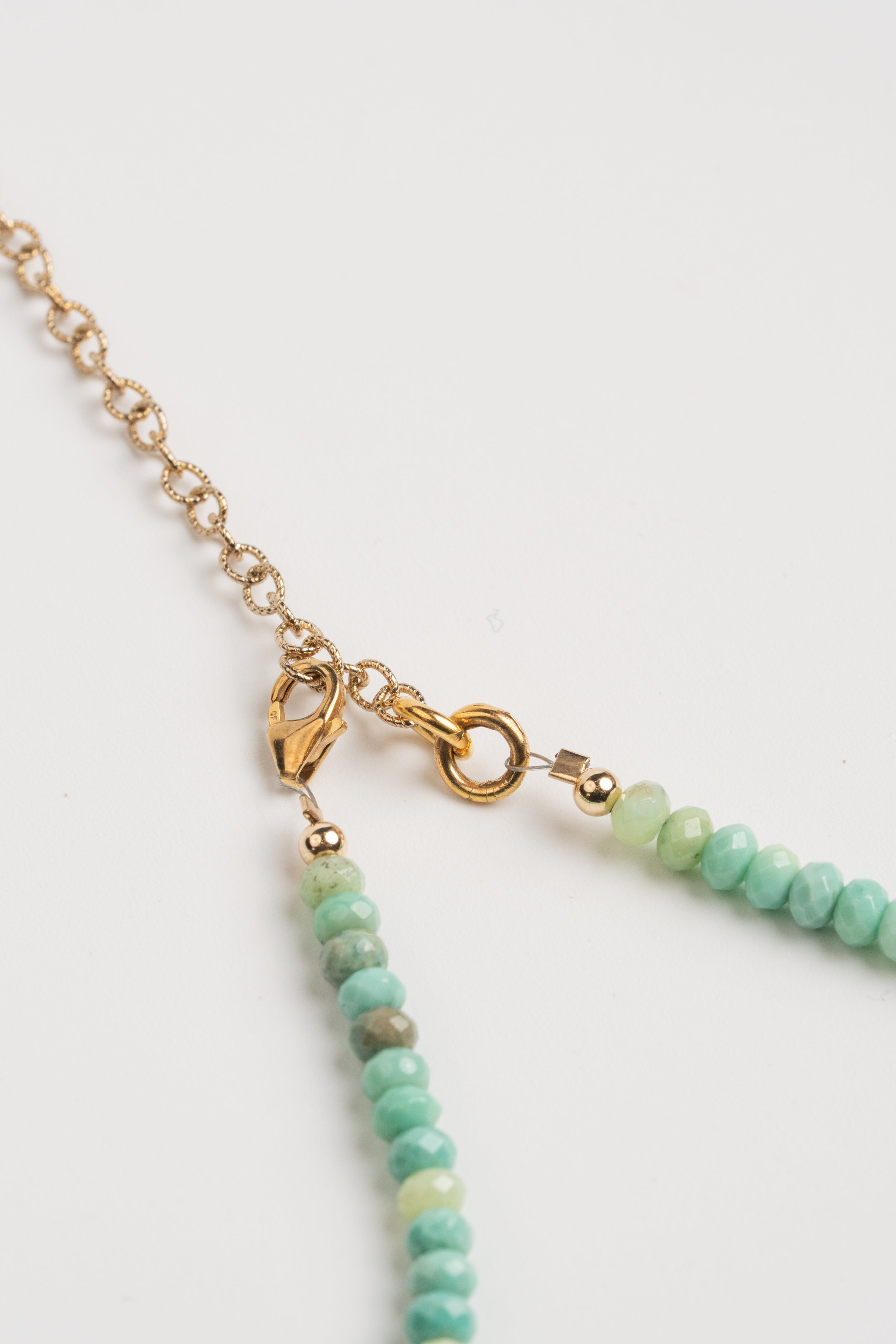 COLLAR CRISOPRASA FACETADA