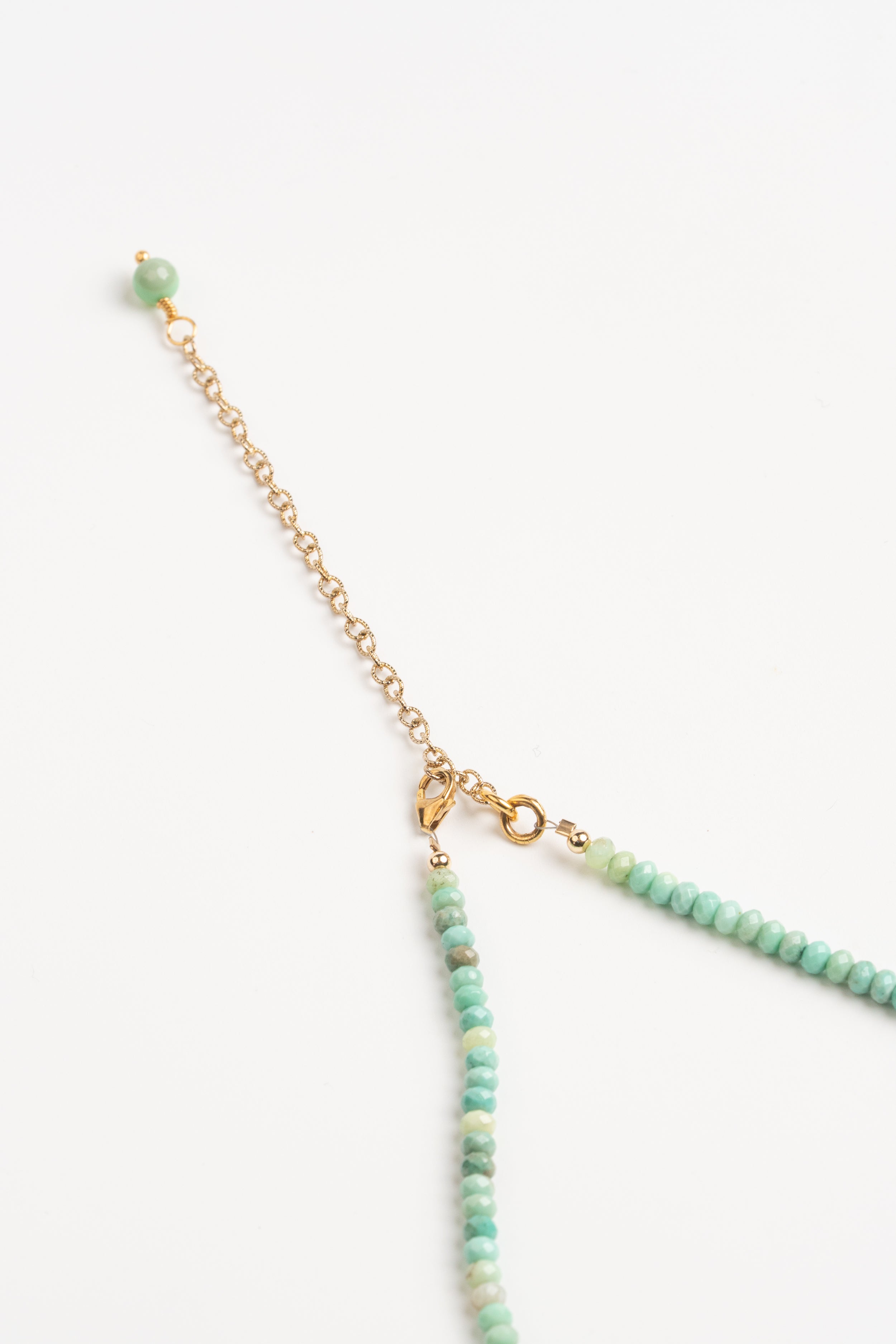 COLLAR CRISOPRASA FACETADA