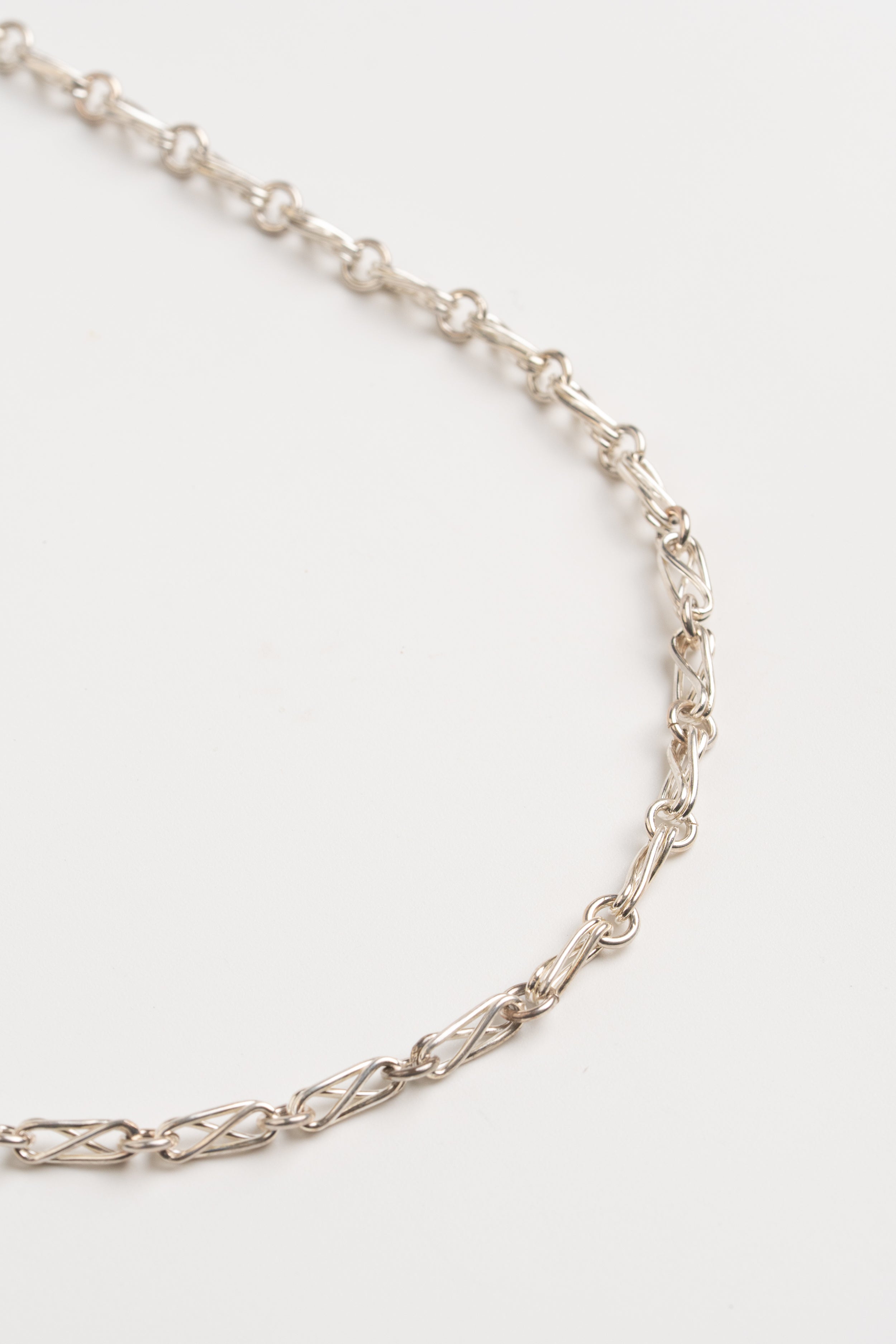 CADENA TEJIDO SIMÓN: Plata que se teje como si fuera hilo