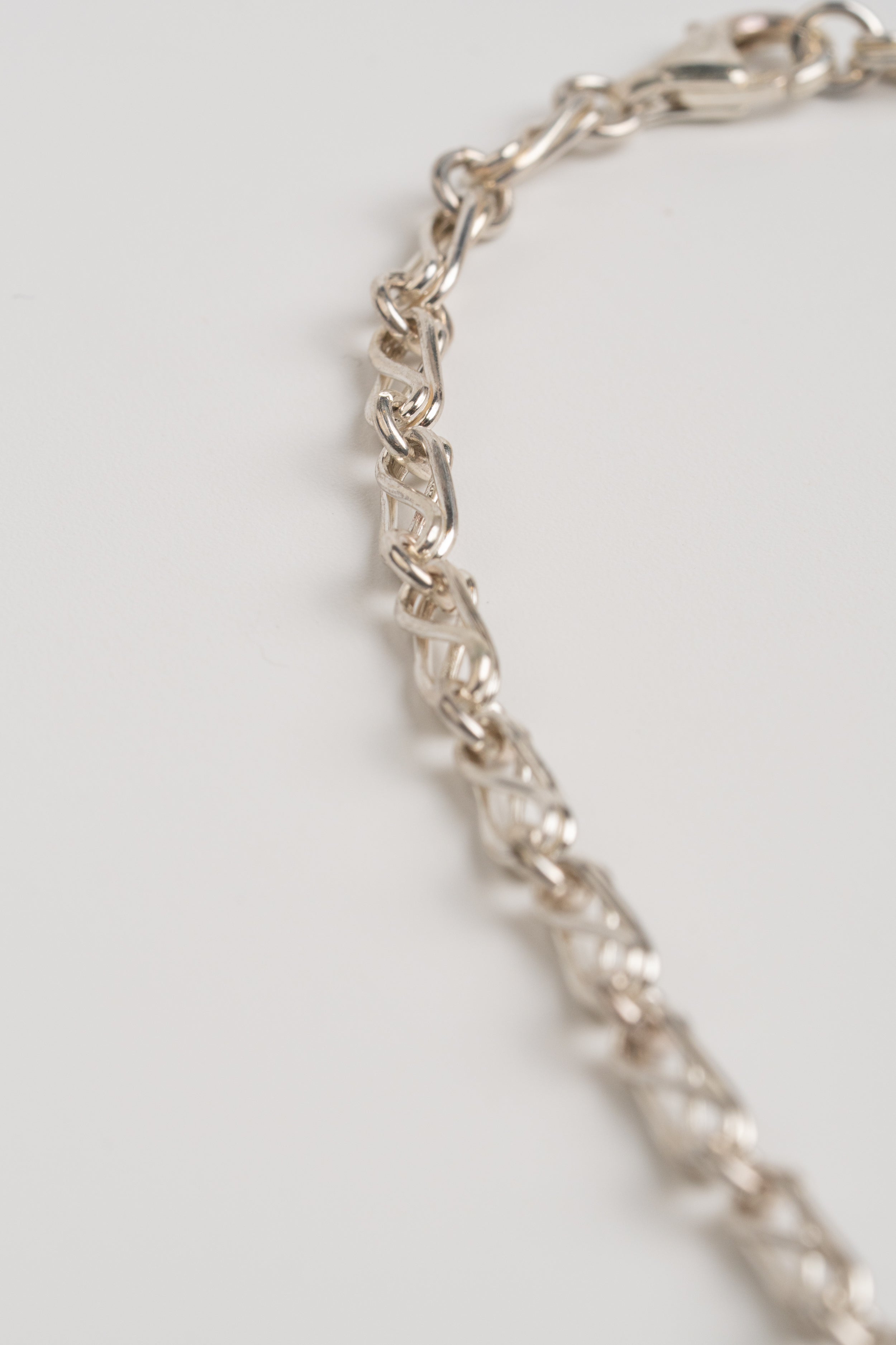 CADENA TEJIDO SIMÓN: Plata que se teje como si fuera hilo