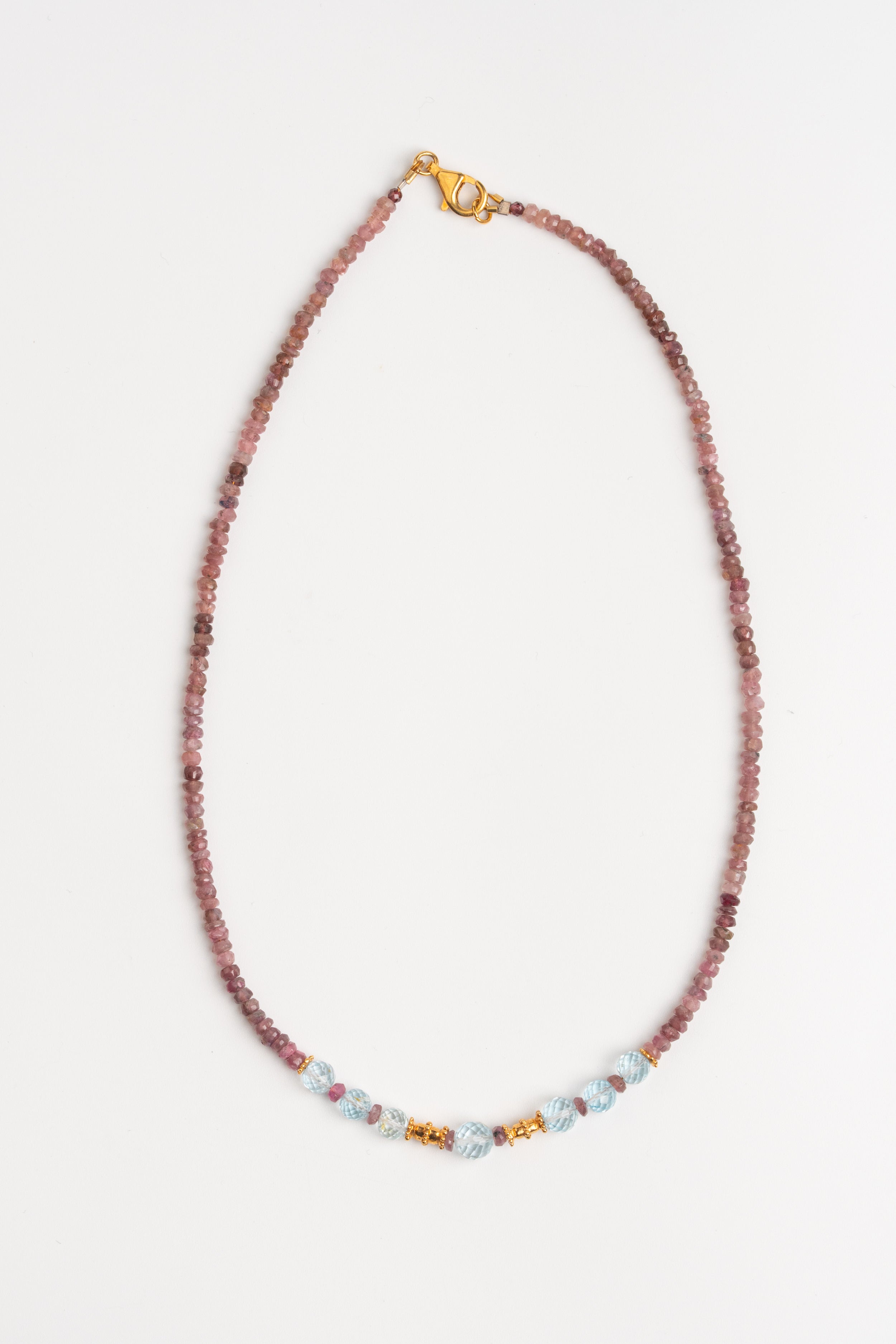 COLLAR RUBELITA CON TOPACIO AZUL