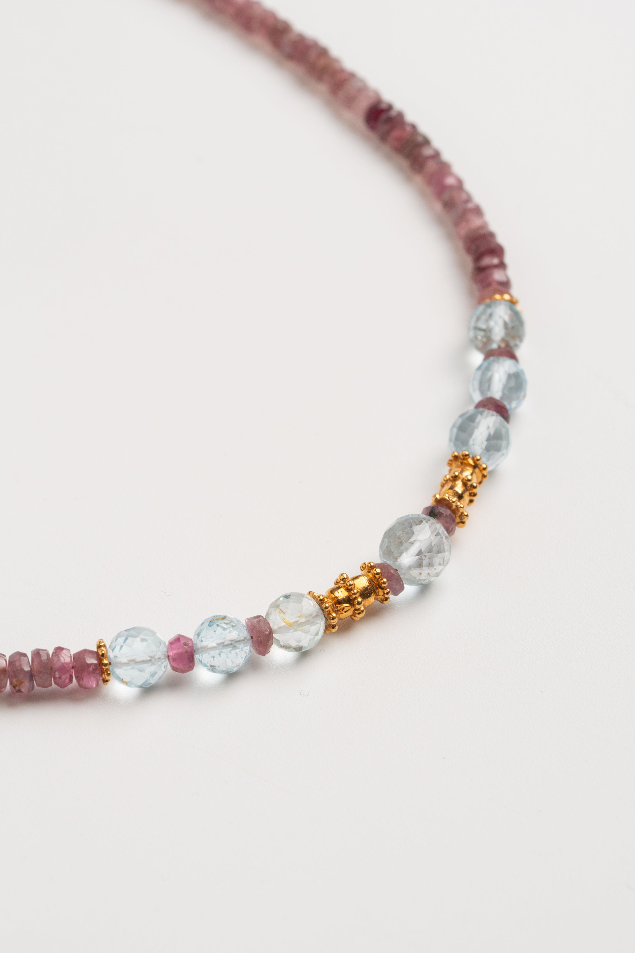 COLLAR RUBELITA CON TOPACIO AZUL