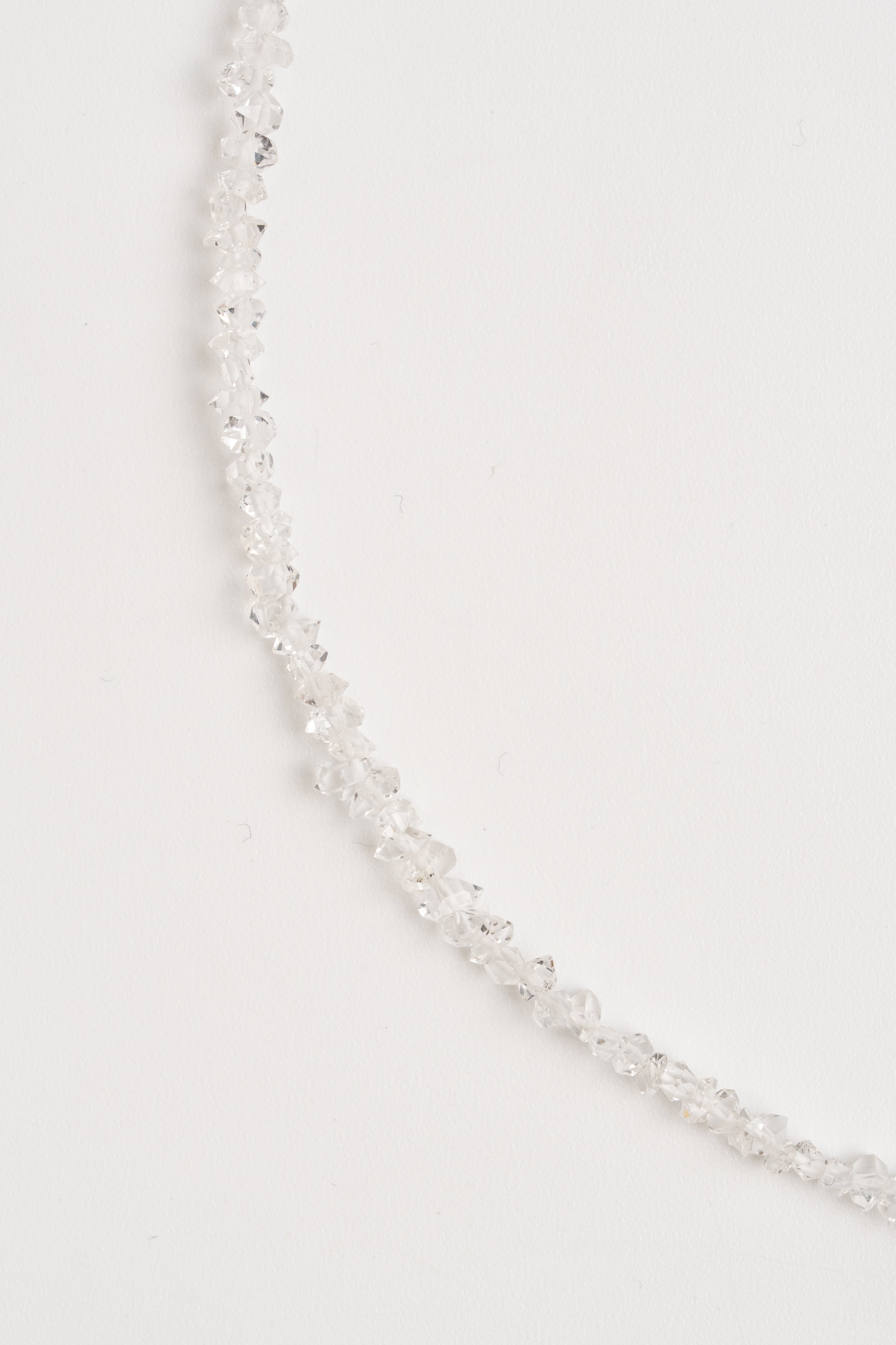 COLLAR GRANATE, DIAMANTE HERKIMER Y BRIOLETTE DE AMATISTA