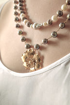 COLLAR FLOR PASIÓN: El Jardín Submarino de la Sabiduría