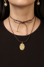 COLLAR MEDALLA SAGRADO CORAZÓN