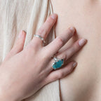 ANILLO CONFETTI TURQUEZA: El Cielo y la Tierra en tu Mano