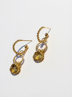 ARETES ESCARABAJO TORO: Fuerza Ancestral