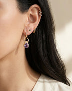 ARETES ESCARABAJO TORO: Fuerza Ancestral con Tanzanita